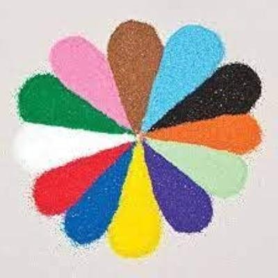 Rangoli sand pump (coloured) 120 gm