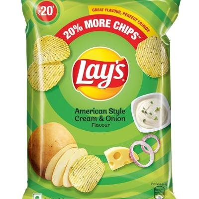 Lays american style cream &onion 52g