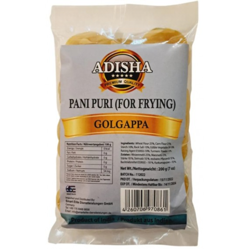 Adisha panipuri papad (ready to fry) 400 gm