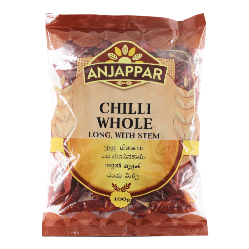 Anjappar dried chilli whole 100g