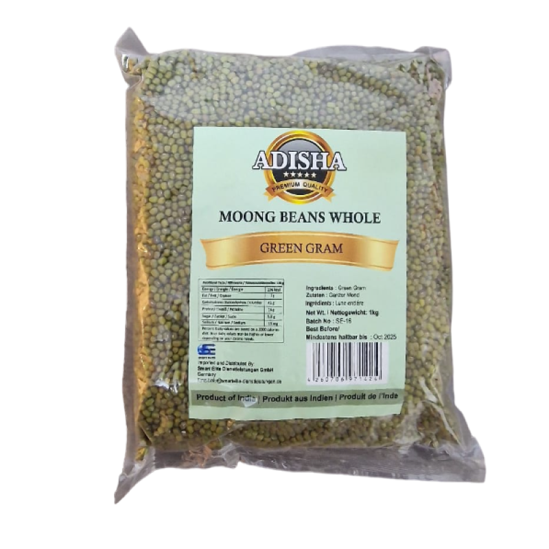 Adisha moong beans whole 1 kg