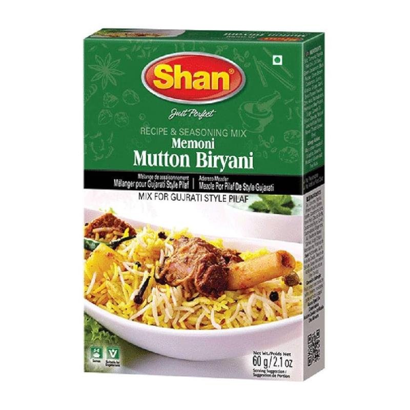 Shan mutton biryani memoni 60 gr