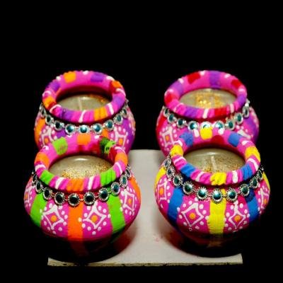 Diya design wax  4x1 pics