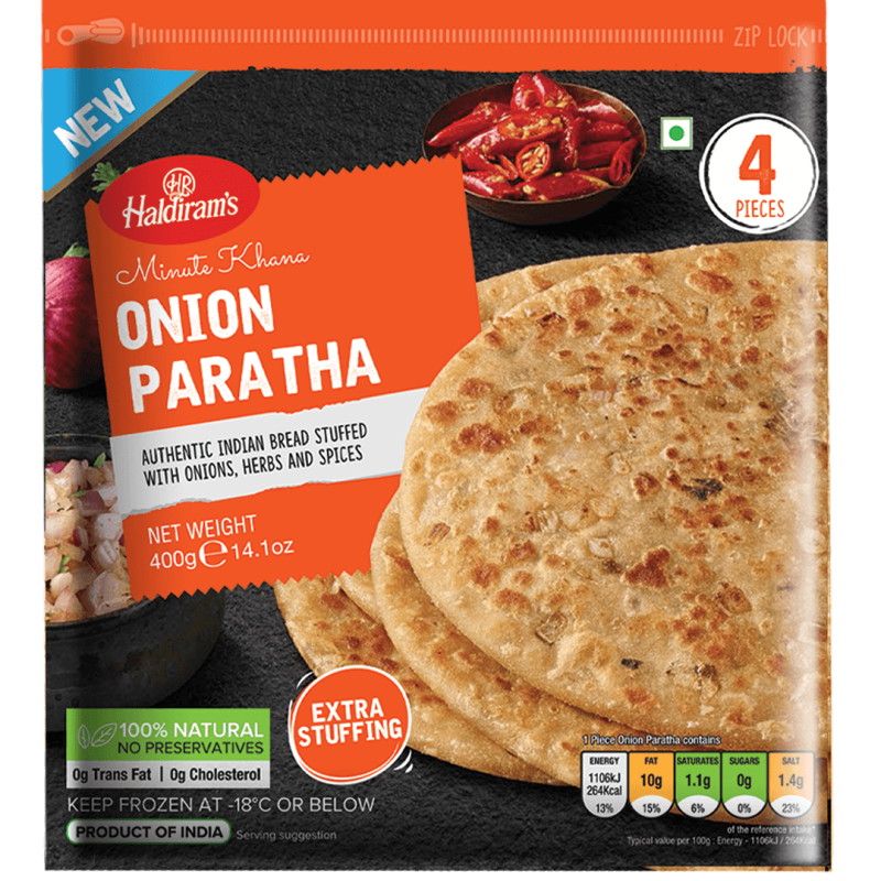 Froz haldiram onion paratha