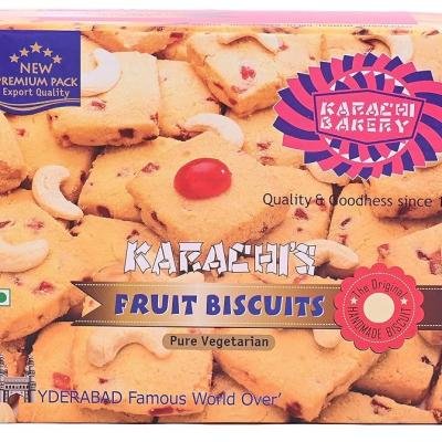 Karachi bakery vegan fruit biscuits 400 gr