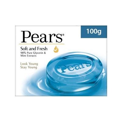 Pears soft n fresh blue soap 100gr