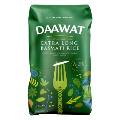 Daawat green basmati extra long rice 1kg