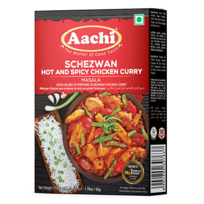 Aachi schezwan hot & spicy chicken 50 gm