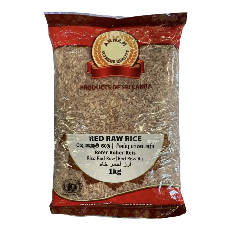 Annam red raw rice polished 1kg (sl)