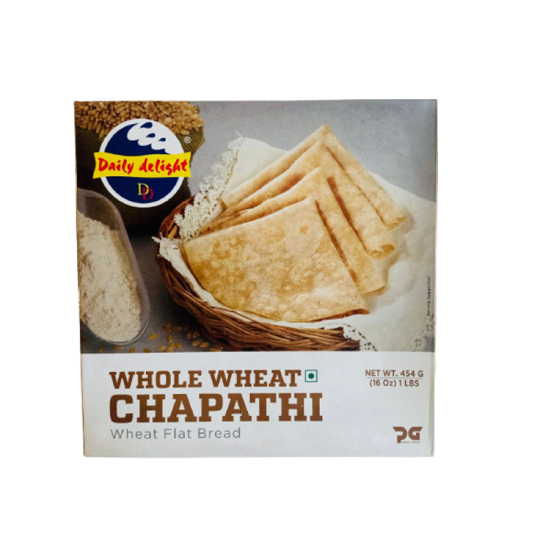 Froz dd whole wheat chappathi 454g