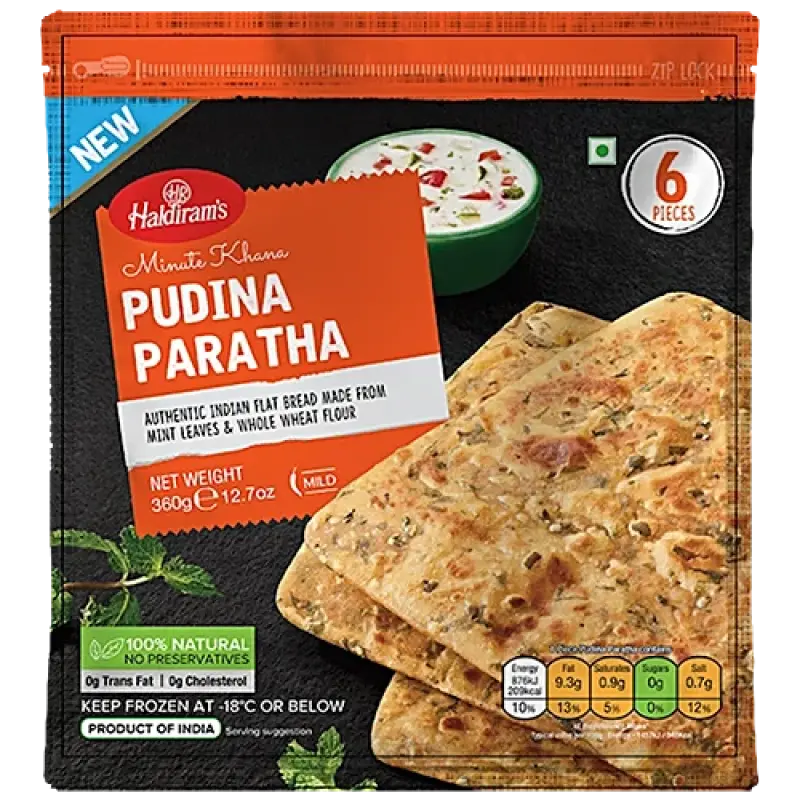 Froz haldiram pudina paratha