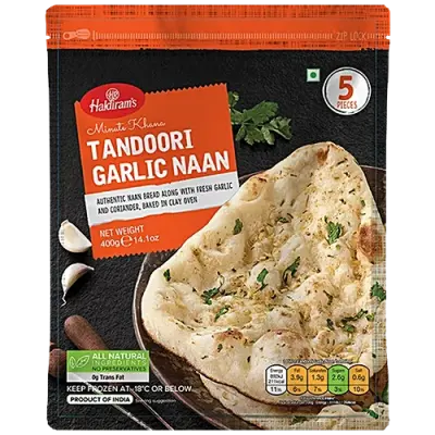 Froz haldiram tandoori garlic naan 400g