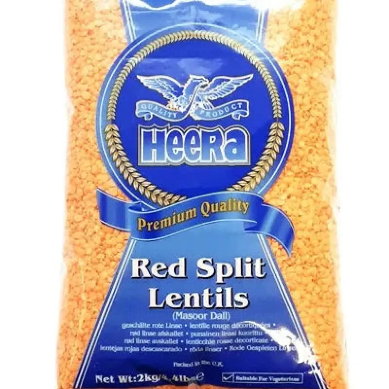 Heera red lentils split 2kg