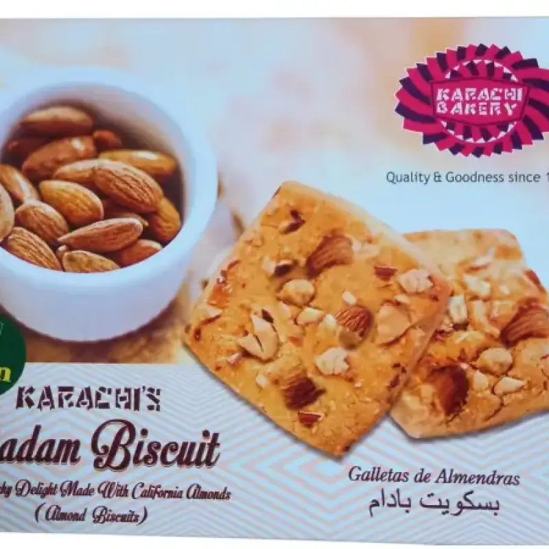 Karachi bakery vegan badam biscuits  400 gr