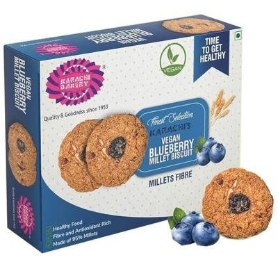 Karachi bakery vegan blueberry biscuits 300 gr