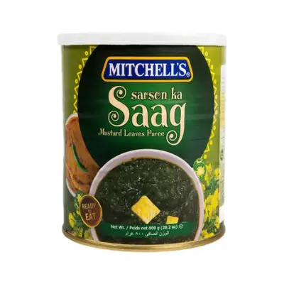 Mitchell's canned sarson ka saag  800g