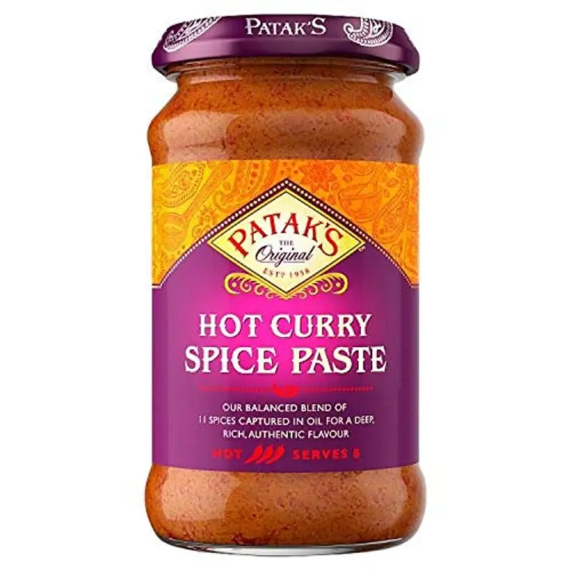 Patak's extra hot curry paste 283g