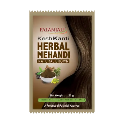 Patanjali brown natural mehandi kesh kanti herbal 20 gr